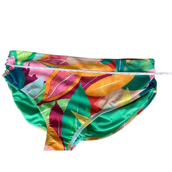 Time and Tru  Mid Rise Ruched Bikini Bottom Women's 3X NWT‎ - Picture 3 of 6